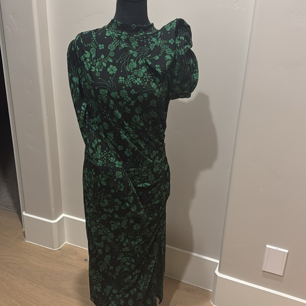 Floral Green dress